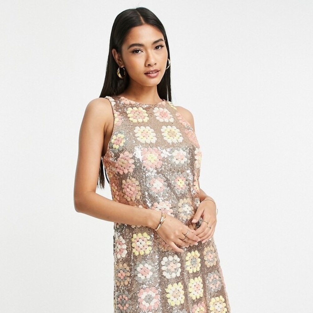 NWT & Other Stories Sleeveless Sequin Mini Dress